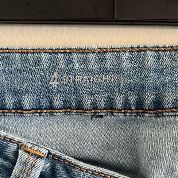 a.n.a Blue Straight Leg Jeans - Picture 3 of 7